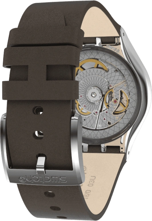 Swatch,IRONY 42mm,42mm,Blue,Open,YIZ405