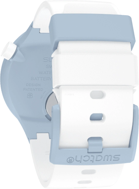 Swatch,THE BOLD 47mm,47mm,Bioceramic,Ceramic,White,SB03N101