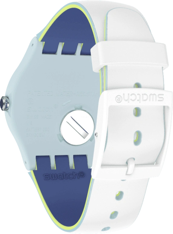 Swatch,Originals 41mm,41mm,Plastic,White,SUOS404