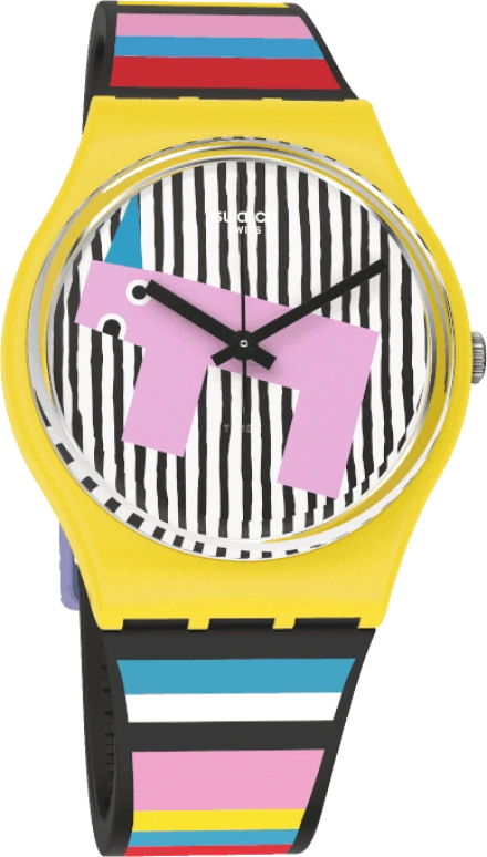 Swatch,Originals 34mm,34mm,Plastic,Closed,GZ341