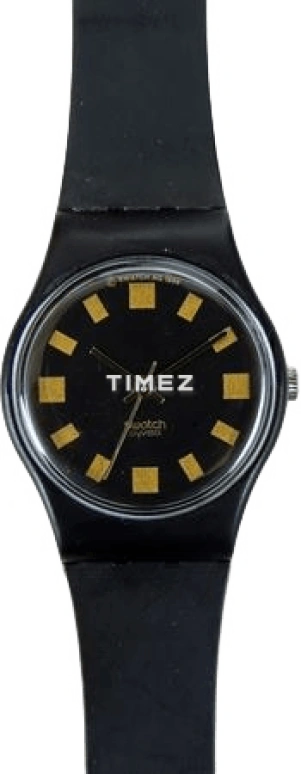 Swatch,Other 25x31.40mm,25x31.40mm,Plastic,Black,Quartz,Sapphire,Crystal Glass,Tonneau,LB124