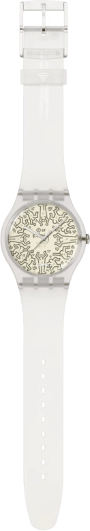 Swatch,Originals 41mm,41mm,Bio-sourced,Cream,Quartz,Sapphire,Round,SO29Z146,SO29Z146-5300