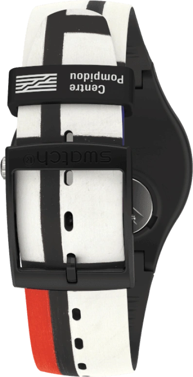 Swatch,Originals 41mm,41mm,Plastic,Black,Quartz,Sapphire,Crystal Glass,Round,SUOZ344
