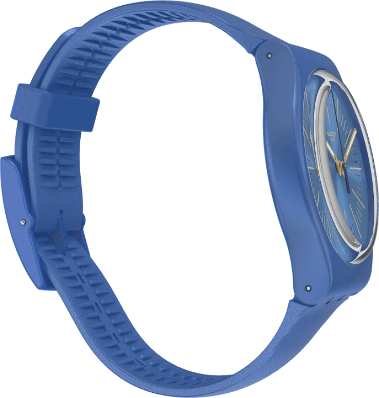 Swatch,Originals 41mm,41mm,Plastic,Blue,SUON143
