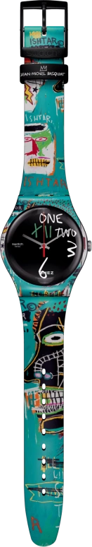 Swatch,Originals 41mm,41mm,Plastic,Black,Quartz,Round,Green,SUOZ356
