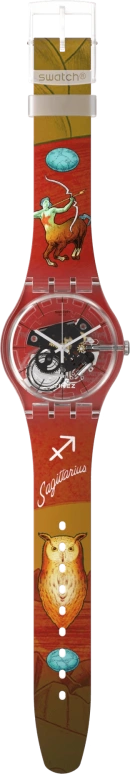 Swatch,Originals 41mm,41mm,Plastic,Transparent,Quartz,Sapphire,Crystal Glass,Round,SUOK144,SUOK144-062