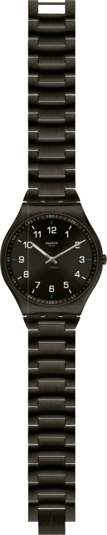 Swatch,SKIN ,Stainless Steel,Black,SS07B100G