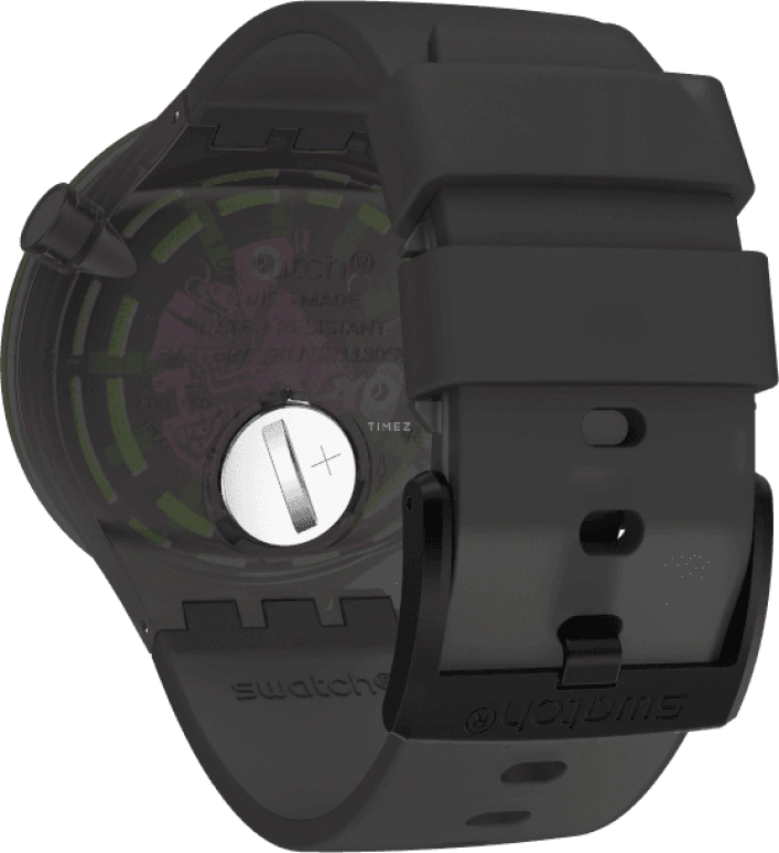 Swatch,THE BOLD 47mm,47mm,Plastic,Purple,SO27B113
