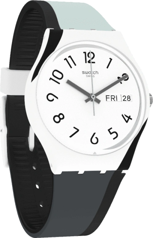 Swatch,Originals 34mm,34mm,Plastic,White,GW711