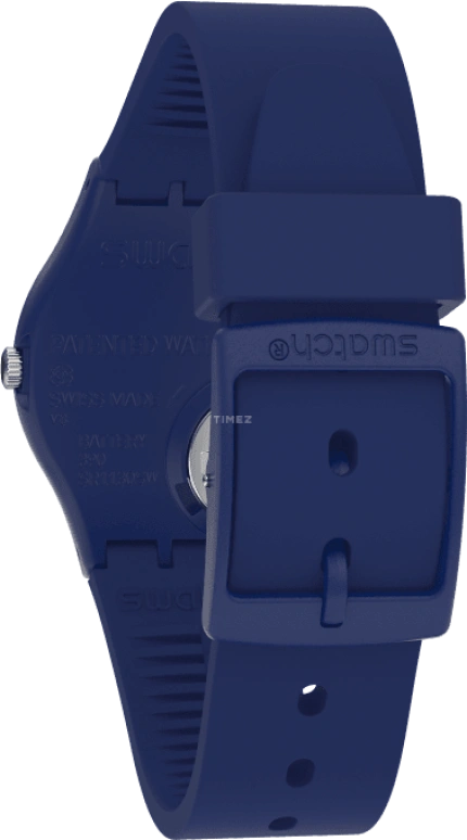 Swatch,Originals 34mm,34mm,Plastic,Blue,Sapphire,Crystal Glass,Closed,GN727
