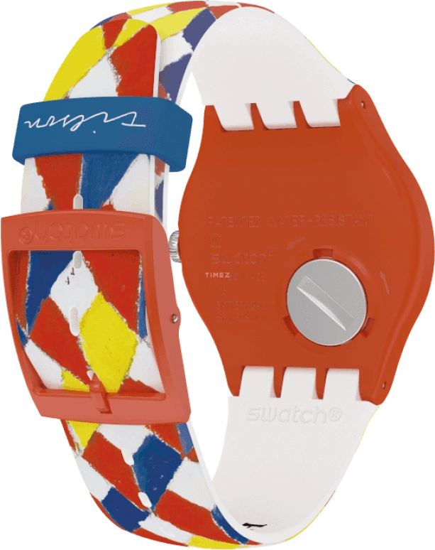 Swatch,Originals 41mm,41mm,Plastic,White,Sapphire,Crystal Glass,SUOZ312S