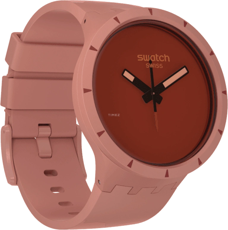 Swatch,THE BOLD 47mm,47mm,Bioceramic,Ceramic,Red,Sapphire,Crystal Glass,SB03R100