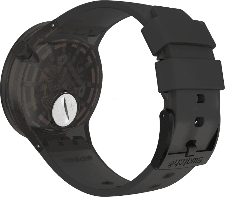 Swatch,THE BOLD 47mm,47mm,Plastic,Coffee,Brown,SO27B115