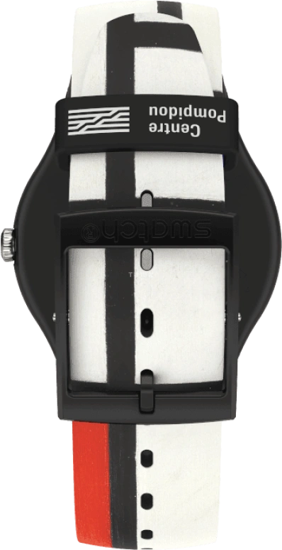 Swatch,Originals 41mm,41mm,Plastic,Black,Quartz,Sapphire,Crystal Glass,Round,SUOZ344