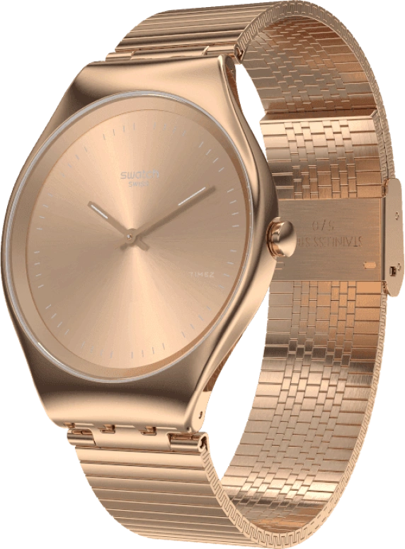 Swatch,SKIN ,Stainless Steel,Gold,SYXG101GG
