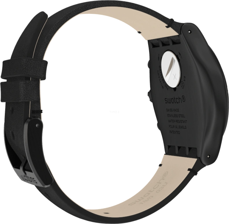 Swatch,IRONY 43x49mm,43x49mm,Black,YVB410