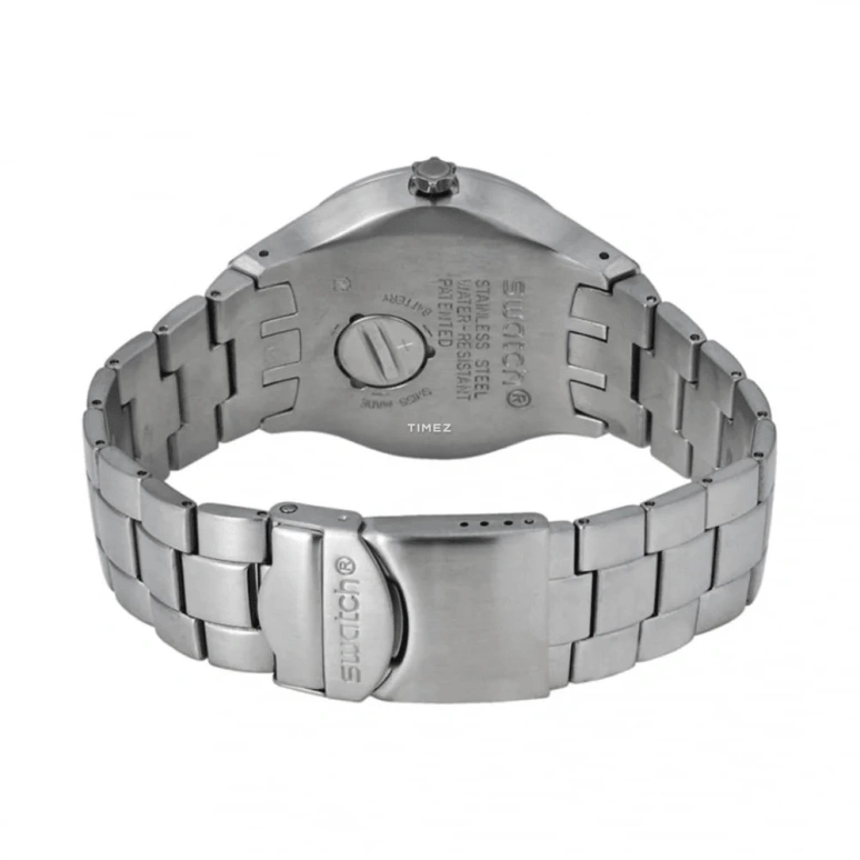 Swatch,Other 44mm,44mm,Stainless Steel,Green,Quartz,Day,Sapphire,Crystal Glass,YTS407G