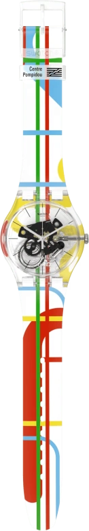 Swatch,Originals 41mm,41mm,Plastic,Transparent,Quartz,Tonneau,SUOK144,SUOK144-012