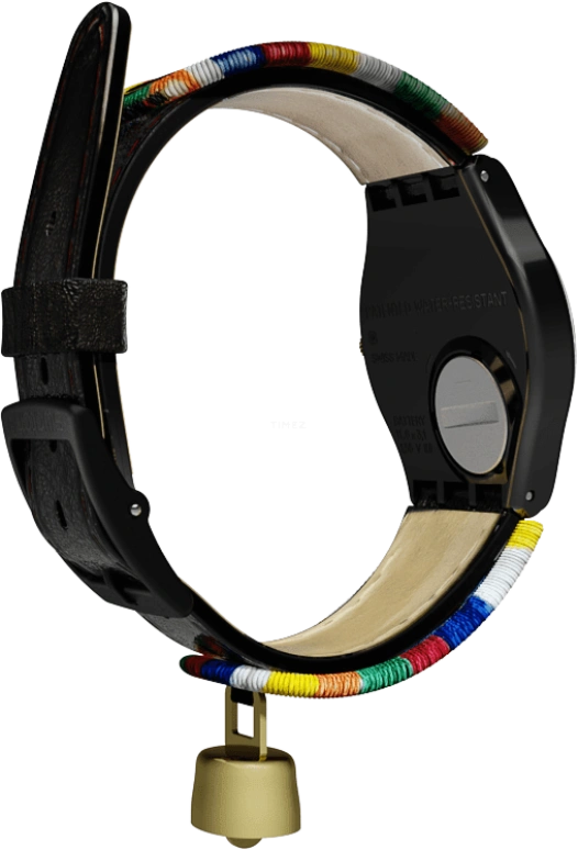 Swatch,Originals 34mm,34mm,Plastic,Black,GB285