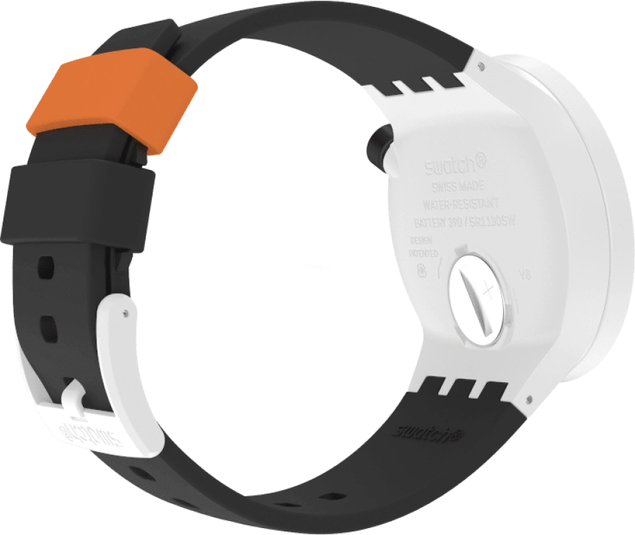 Swatch,THE BOLD 47mm,47mm,Bioceramic,Ceramic,Orange,SB03M104