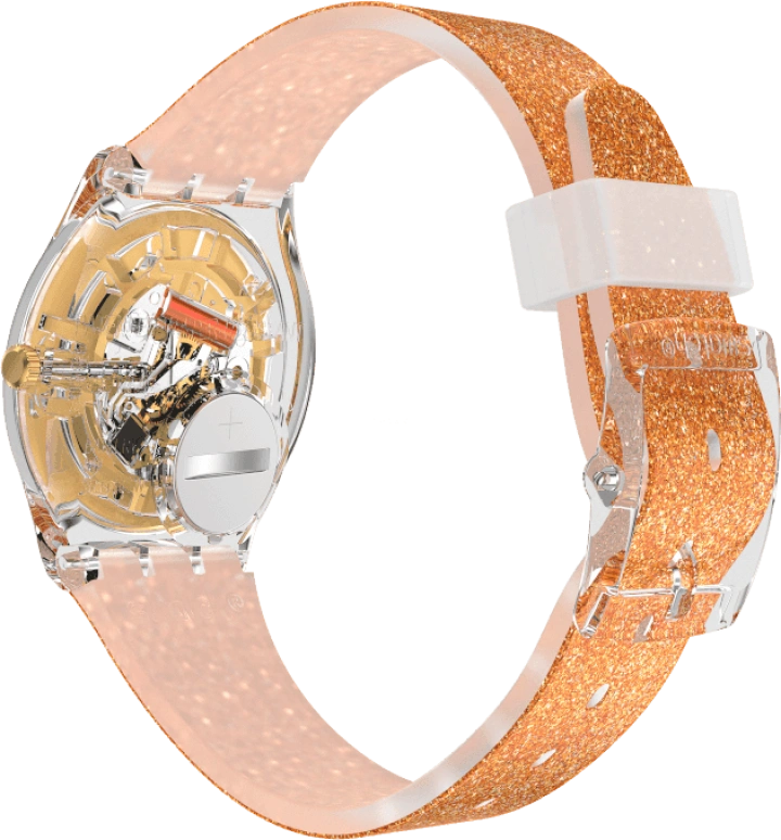 Swatch,Originals 34x39.20mm,34x39.20mm,Plastic,Orange,GE285