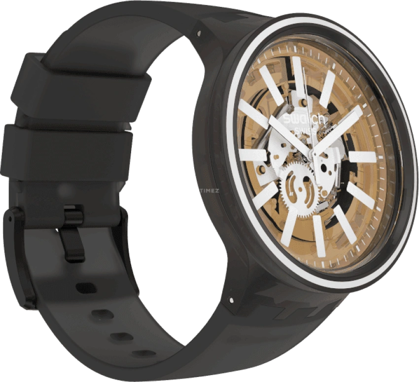 Swatch,THE BOLD 47mm,47mm,Plastic,Yellow,SO27B114