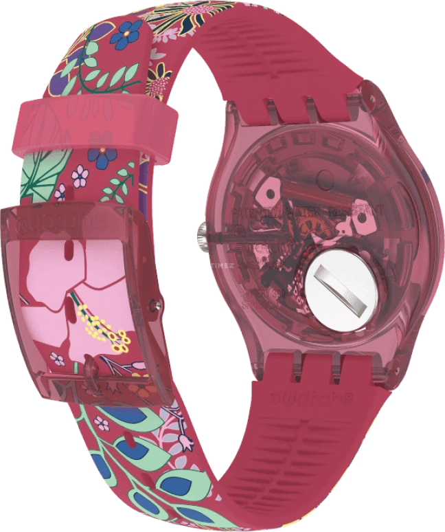 Swatch,Originals 41mm,41mm,Plastic,Pink,SUOP112