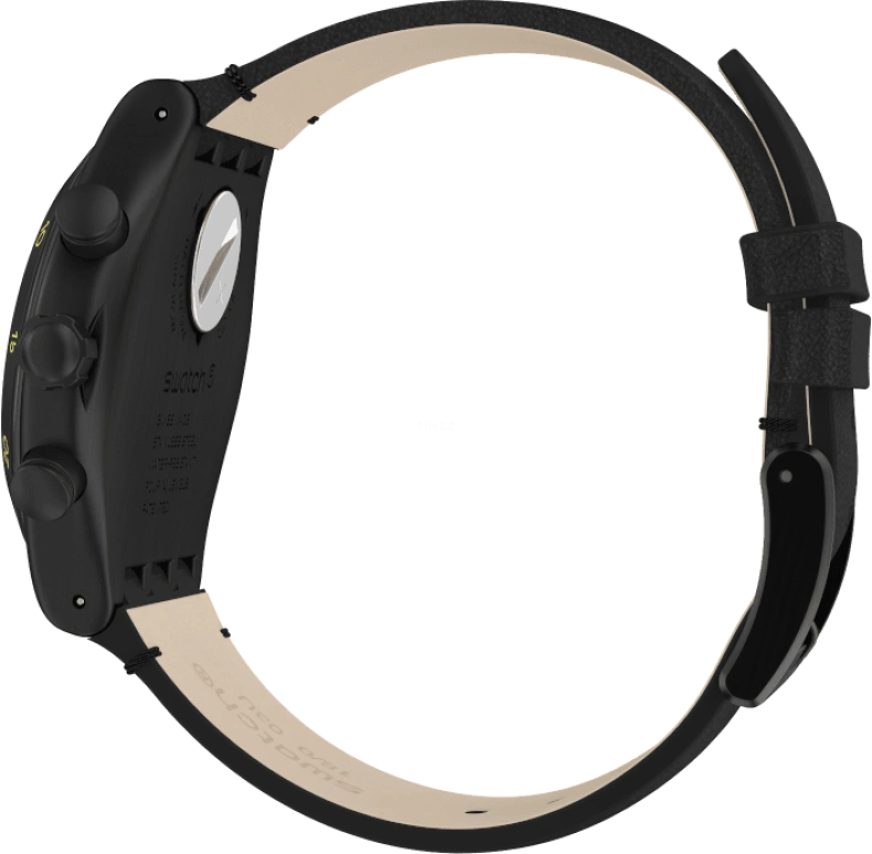 Swatch,IRONY 43x49mm,43x49mm,Black,YVB410
