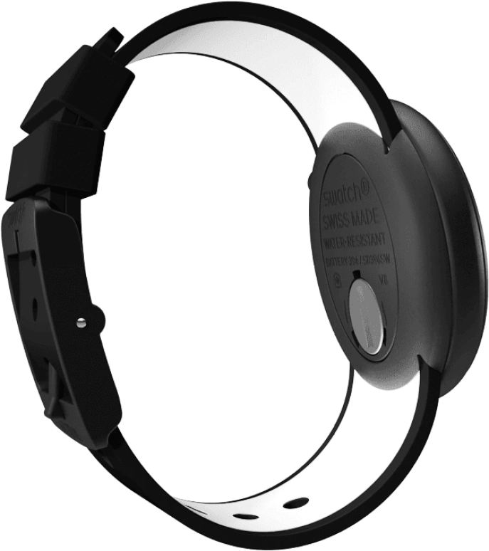 Swatch,Originals 45mm,45mm,Plastic,White,PNB700