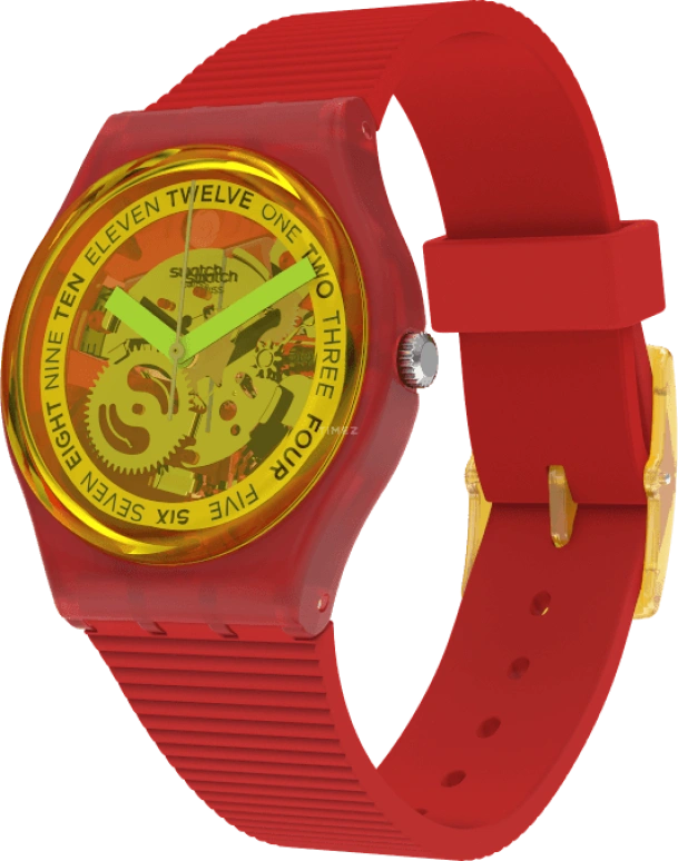 Swatch,Originals 34mm,34mm,Plastic,Open,GR185