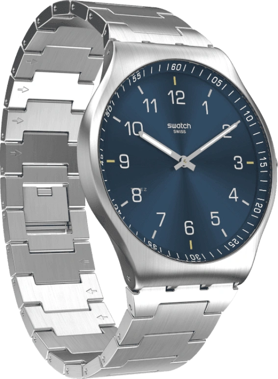 Swatch,SKIN ,Stainless Steel,Blue,SS07S106G