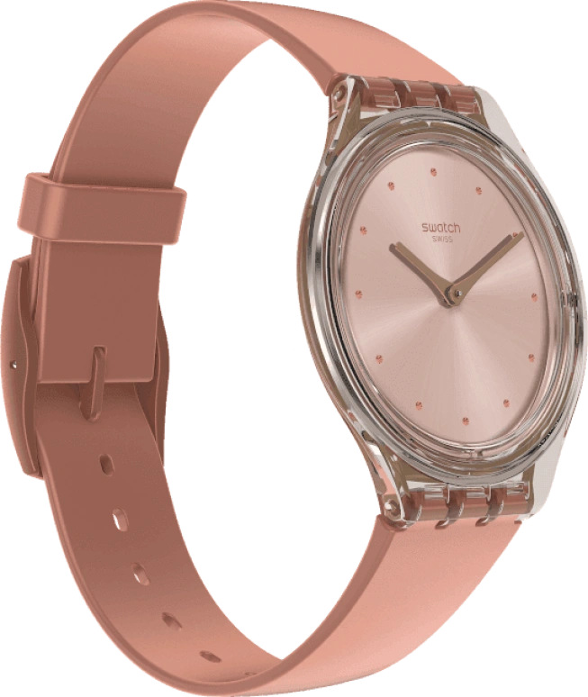 Swatch,SKIN 36.80mm,36.80mm,Plastic,Pink,SVOK108