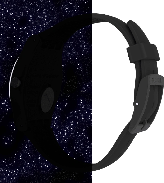 Swatch,Originals 41mm,41mm,Plastic,Black,Closed,SUOB185