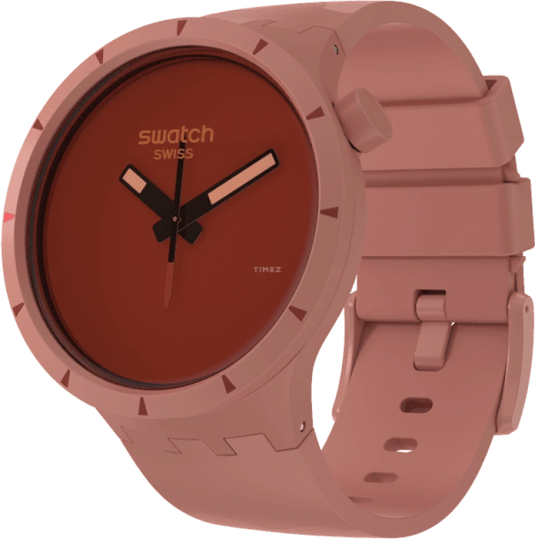 Swatch,THE BOLD 47mm,47mm,Bioceramic,Ceramic,Red,Sapphire,Crystal Glass,SB03R100