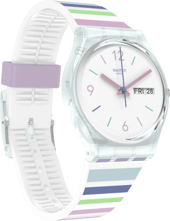Swatch,Originals 34mm,34mm,Plastic,White,Open,GL702