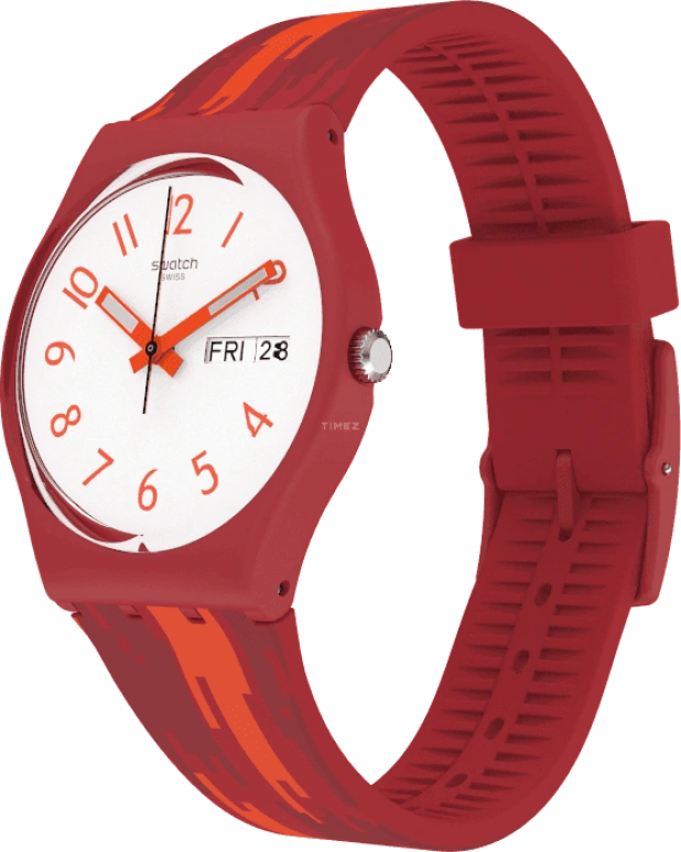 Swatch,Originals 34mm,34mm,Plastic,White,Closed,GR711