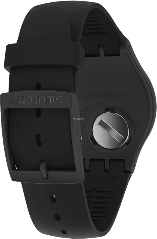 Swatch,Originals 41mm,41mm,Plastic,Black,Sapphire,Crystal Glass,Closed,SUOB732