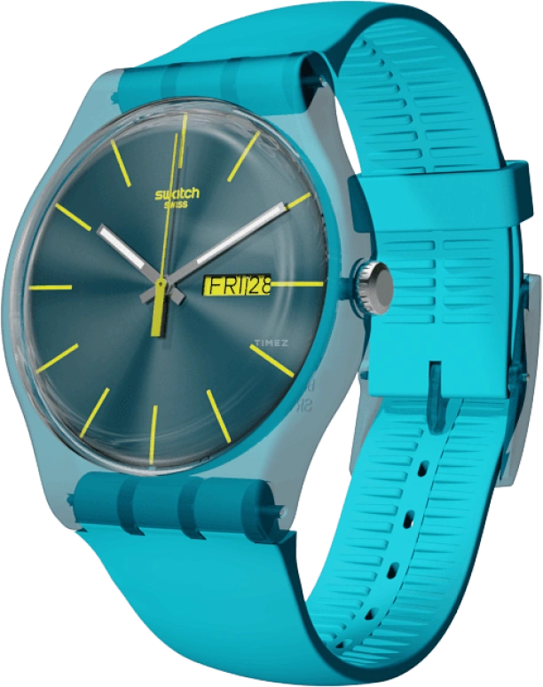 Swatch,Originals 41mm,41mm,Plastic,Blue,SUOL700
