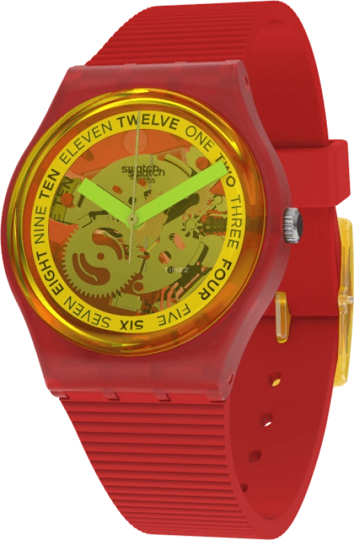 Swatch,Originals 34mm,34mm,Plastic,Open,GR185