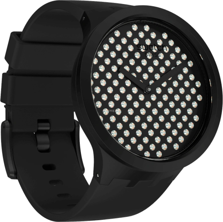 Swatch,THE BOLD 47mm,47mm,Plastic,Black,SO27Z107