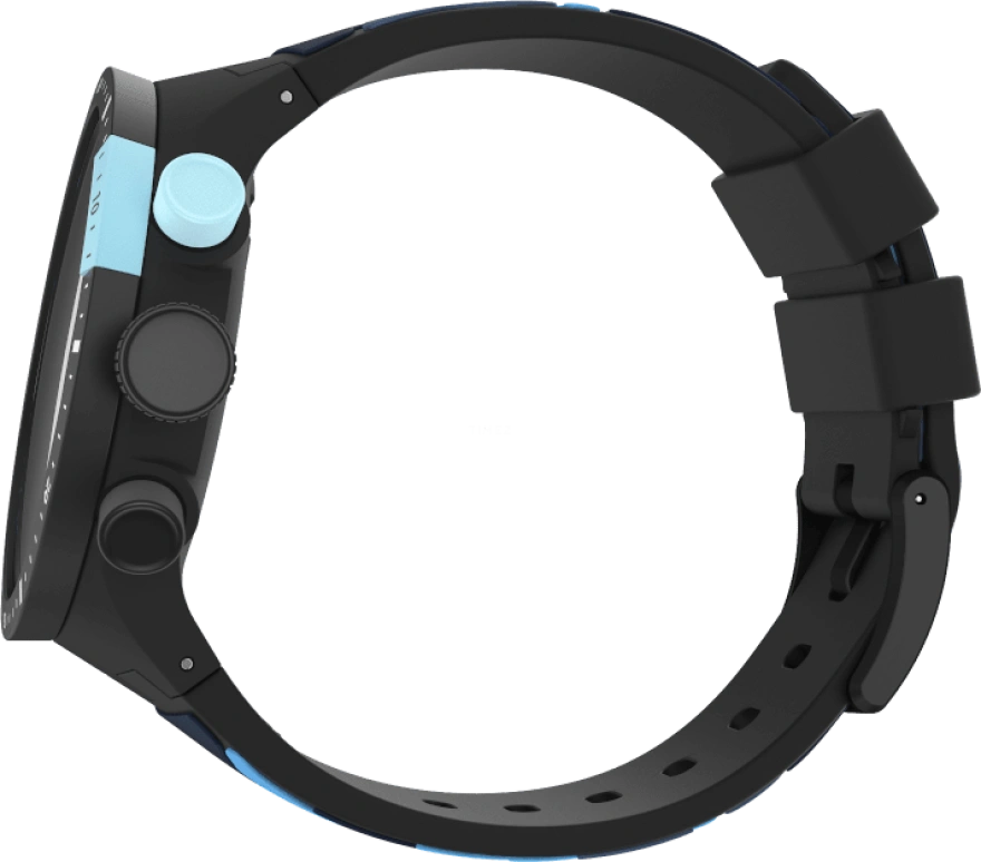 Swatch,THE BOLD 47mm,47mm,Plastic,Black,Sapphire,Crystal Glass,Closed,SB02B408