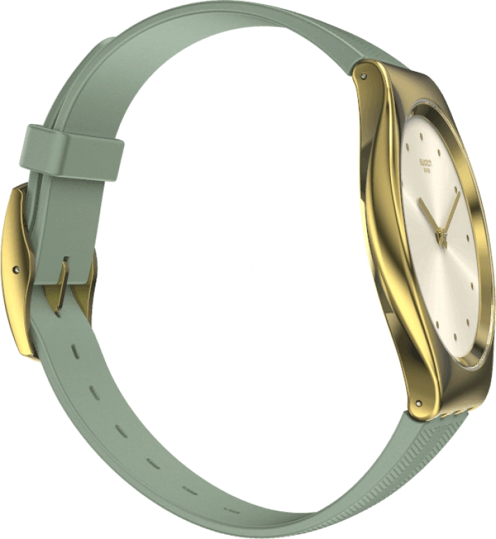 Swatch,SKIN 38mm,38mm,Gold,Closed,SYXG113