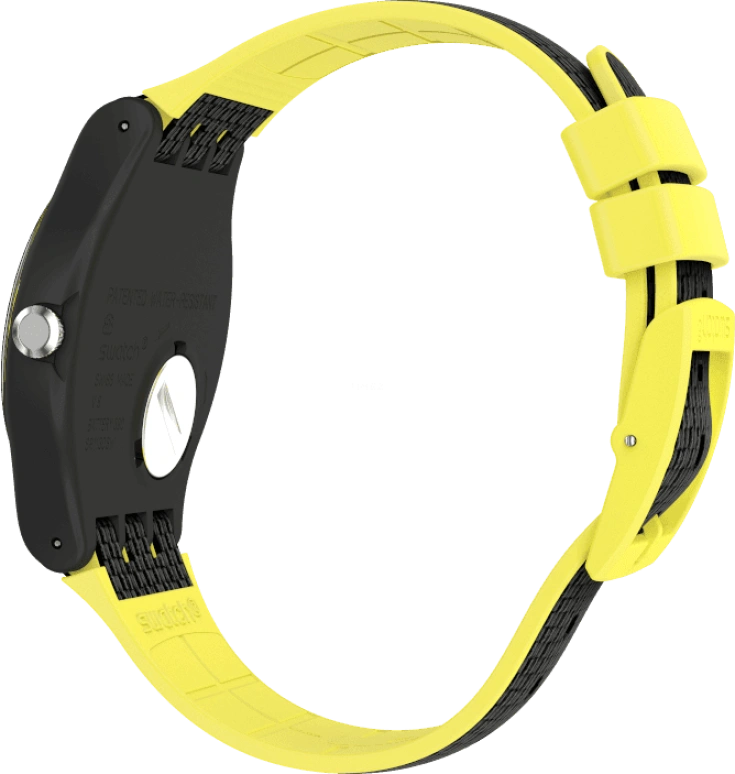 Swatch,Originals 41mm,41mm,Plastic,Black,SUOB406