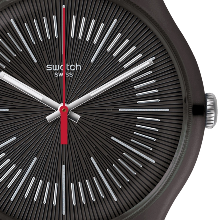 Swatch,Originals 41x47.40mm,41x47.40mm,Plastic,Black,SUOB178