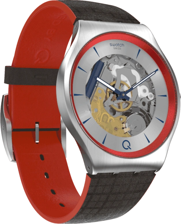 Swatch,Other ,Stainless Steel,Sapphire,Crystal Glass,SS07Z102