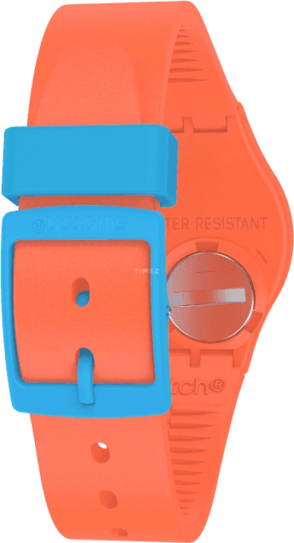 Swatch,Originals 34mm,34mm,Plastic,Blue,GO121