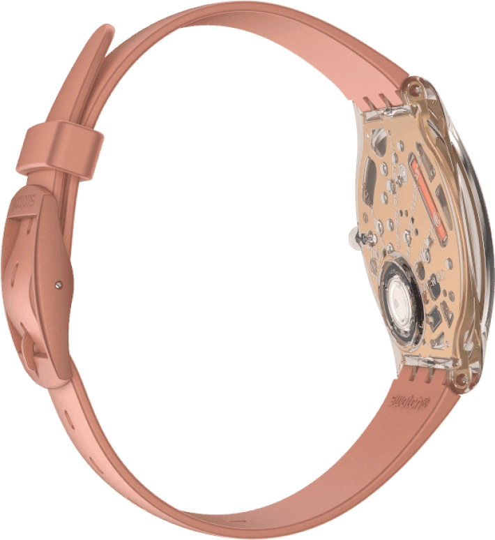 Swatch,SKIN 36.80mm,36.80mm,Plastic,Pink,SVOK108