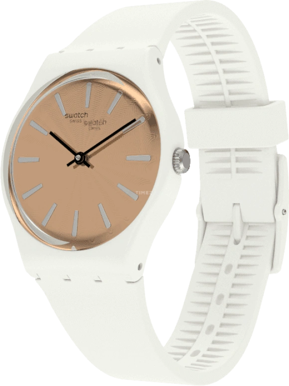 Swatch,Originals 34mm,34mm,Plastic,Gold,GW209