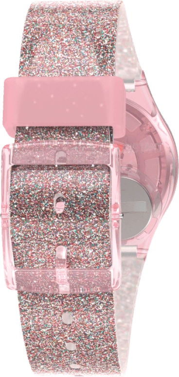 Swatch,Originals 34mm,34mm,Plastic,Pink,Sapphire,Crystal Glass,GP168