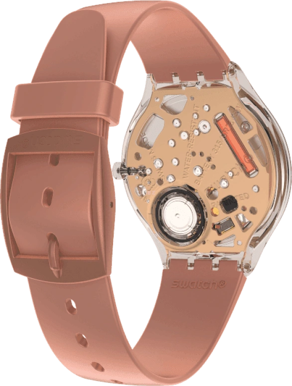 Swatch,SKIN 36.80mm,36.80mm,Plastic,Pink,SVOK108